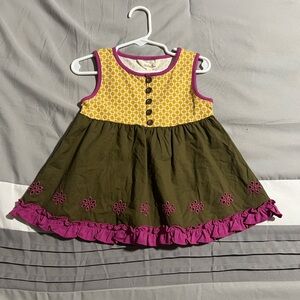 *NWT* Matilda Jane Enchanted Garden Seabean Mixed Print Sleeveless Tank Size 4